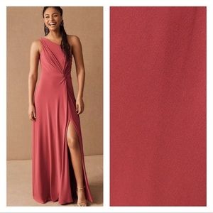 BHLDN By Anthropologie Brixton One Shoulder Gown